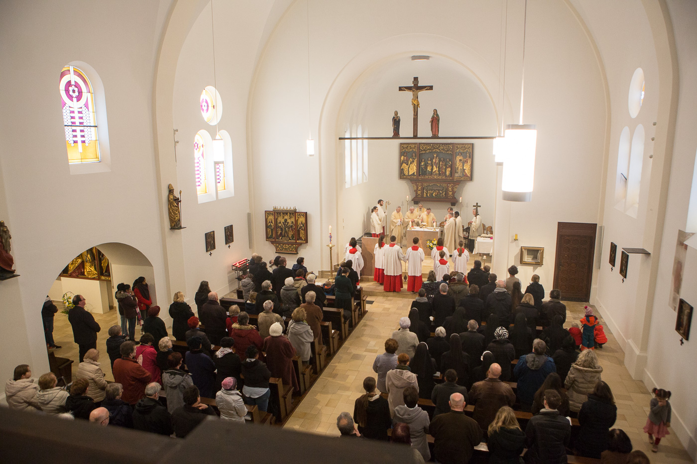 Altarweihe Herz Jesu mit Minis