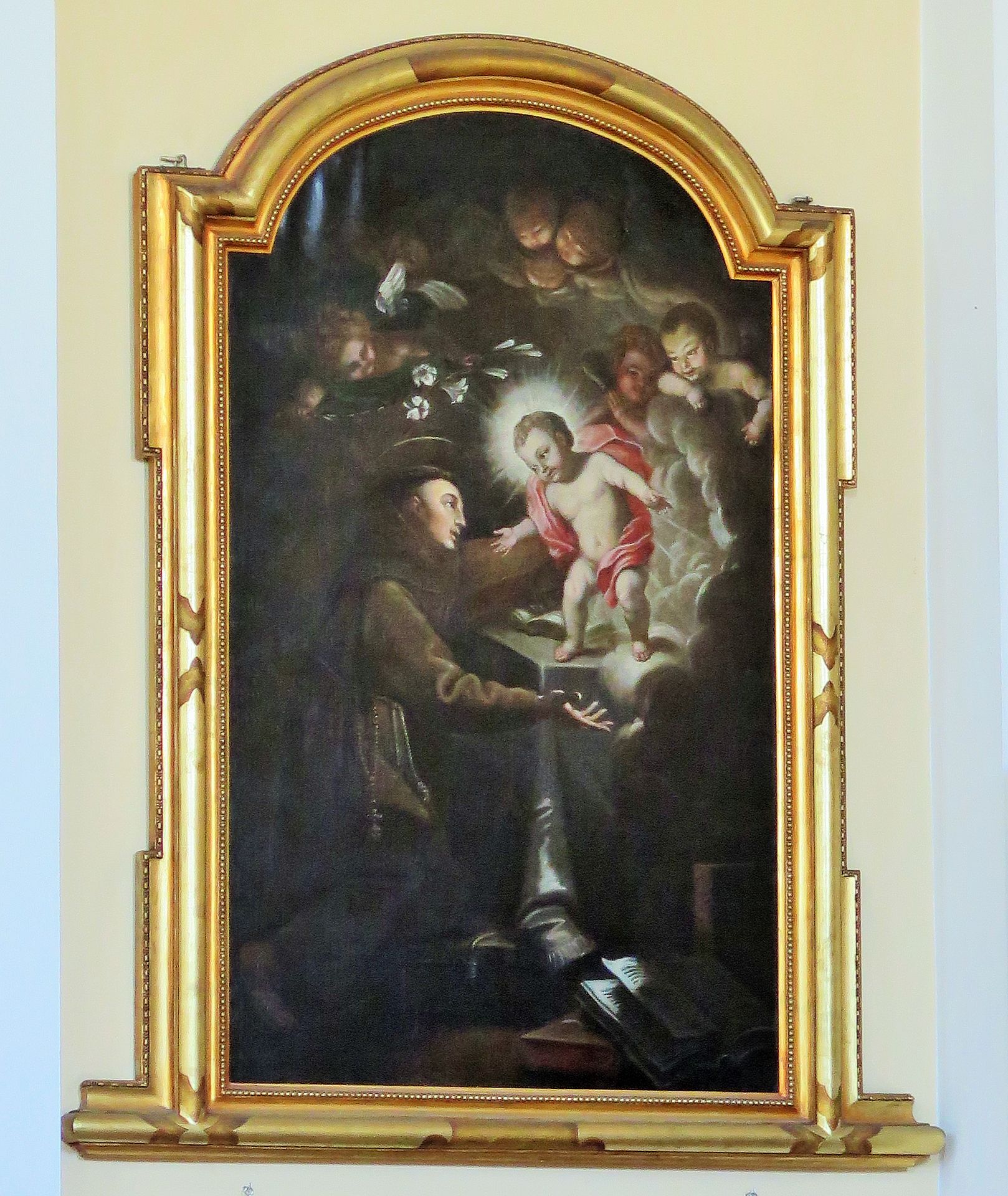 Salvator Vision des Heiligen Antonius