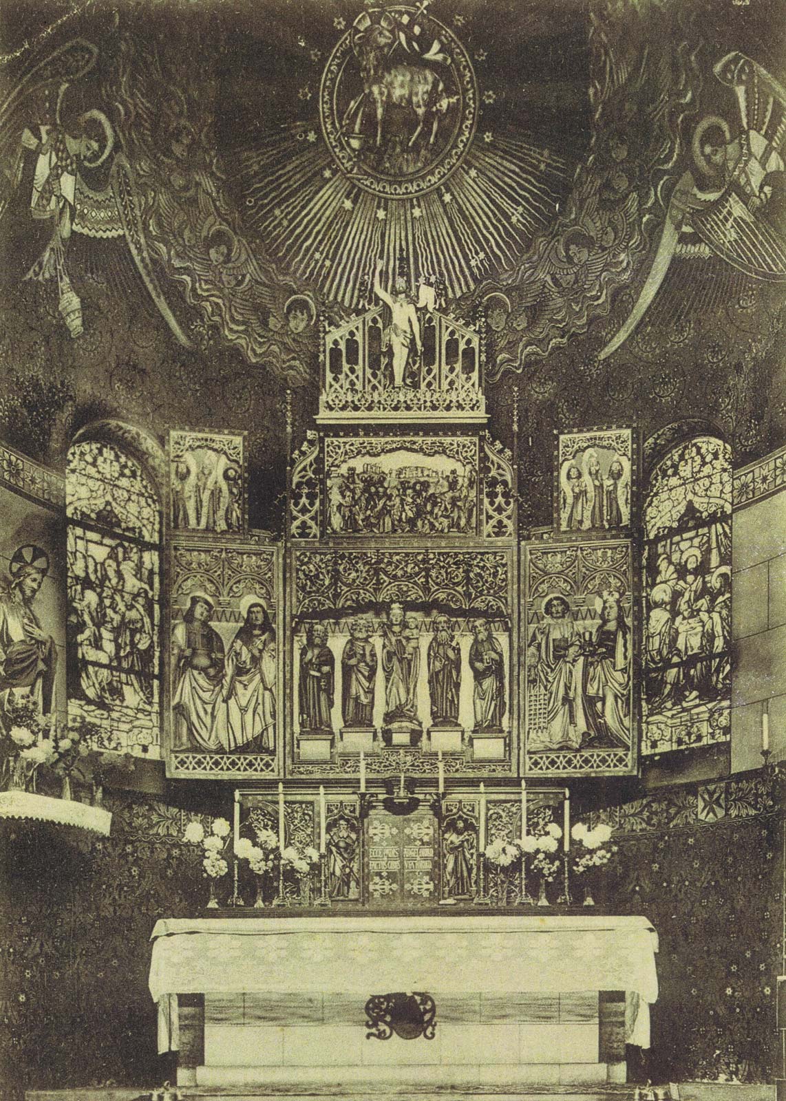 Bild des ursprünglichen Altarraums, zur Verfügung gestellt von Herrn Peter Wenzel