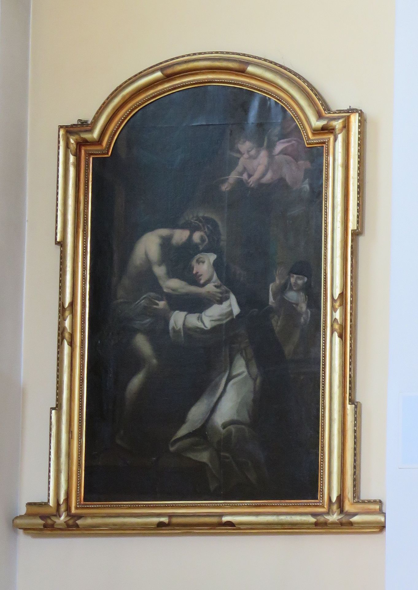 Salvator Ölgemälde Vision einer Nonne