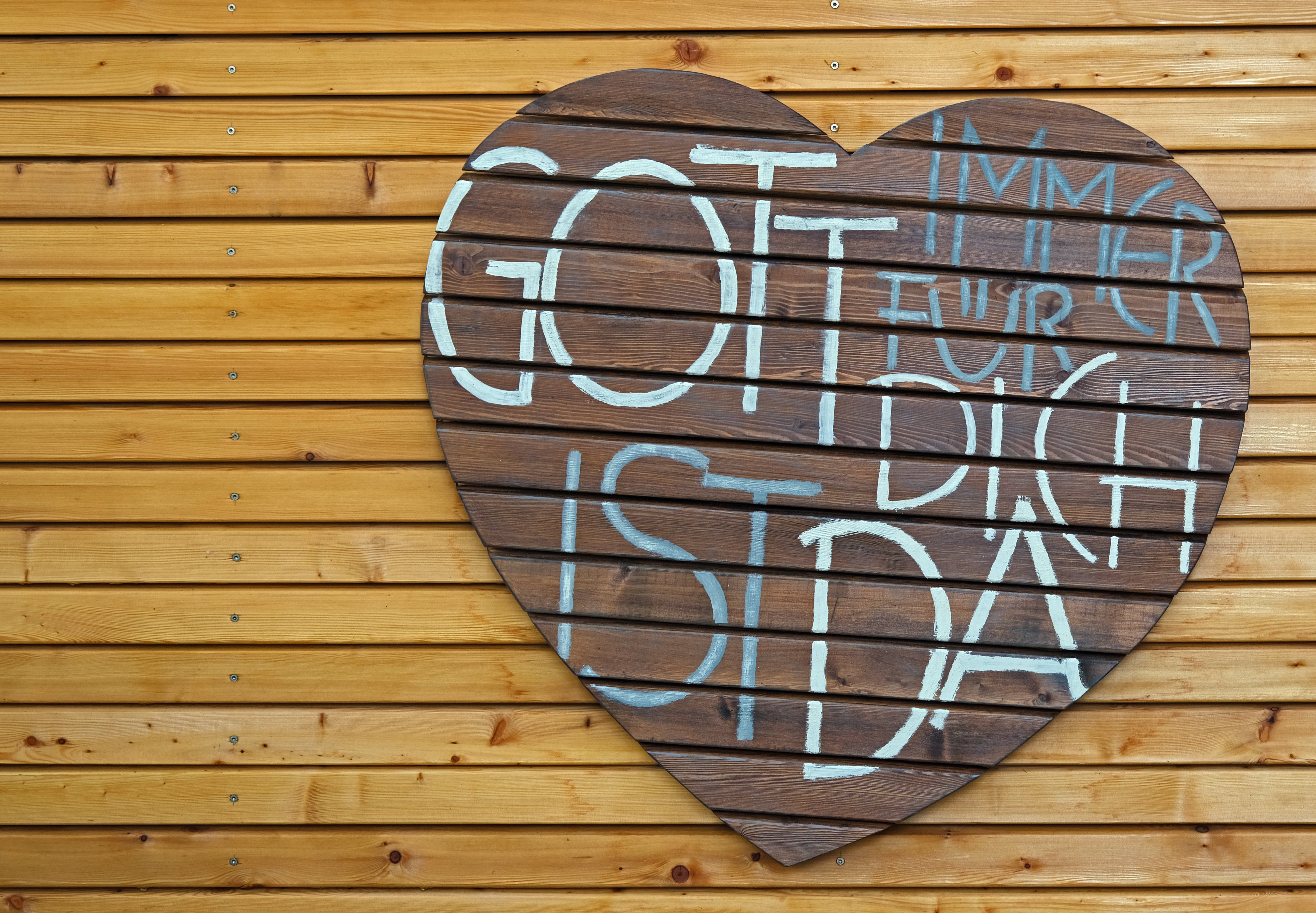 Gott ist für dich da.