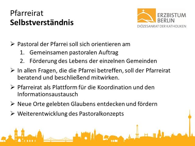 Pfarreirat Selbstverständnis